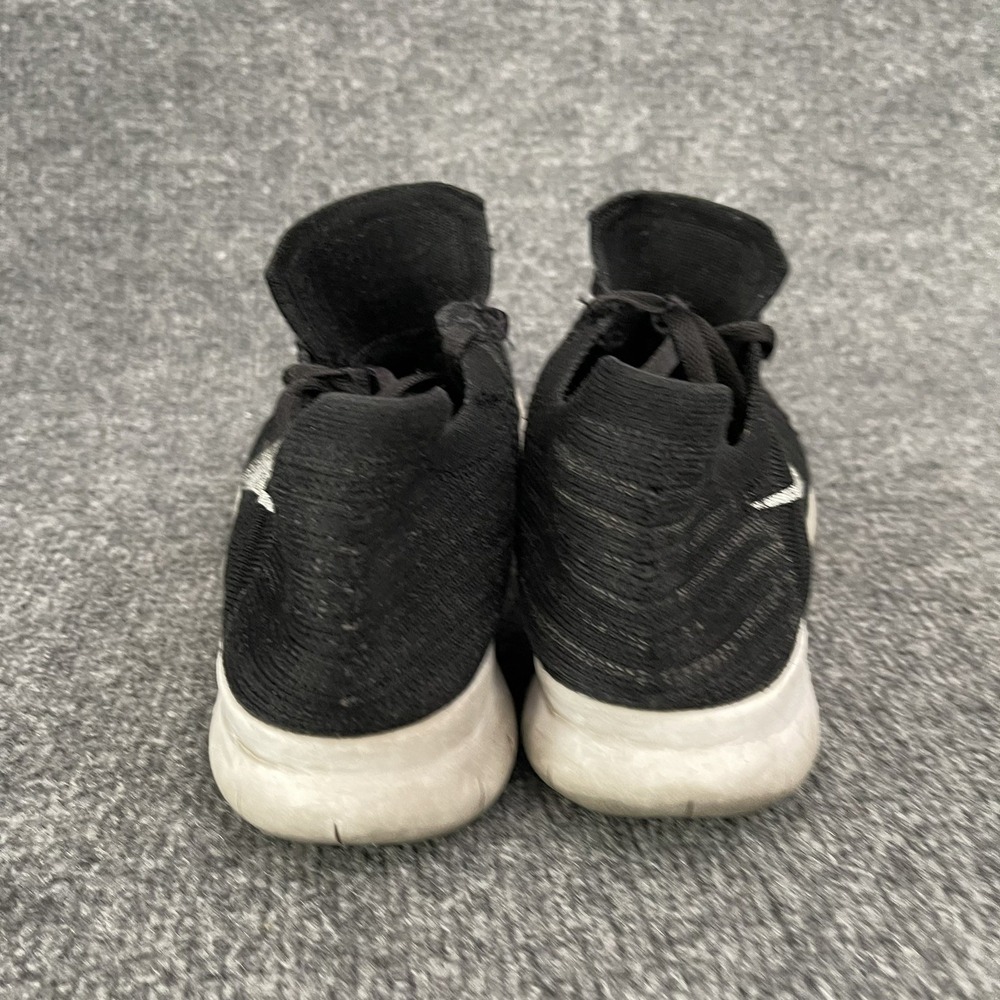 Nike Free RN Flyknit Shoes Women Sz 7.5 Black - Picture 6 of 12